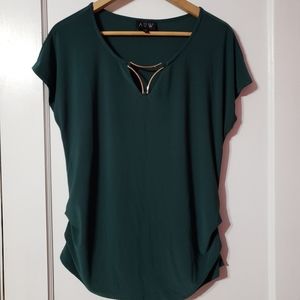 Dark Green Top!